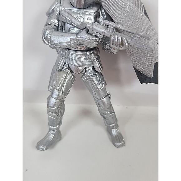 Star Wars Loose Silver Boba Fett (Exclusive) - Picture 3 of 4